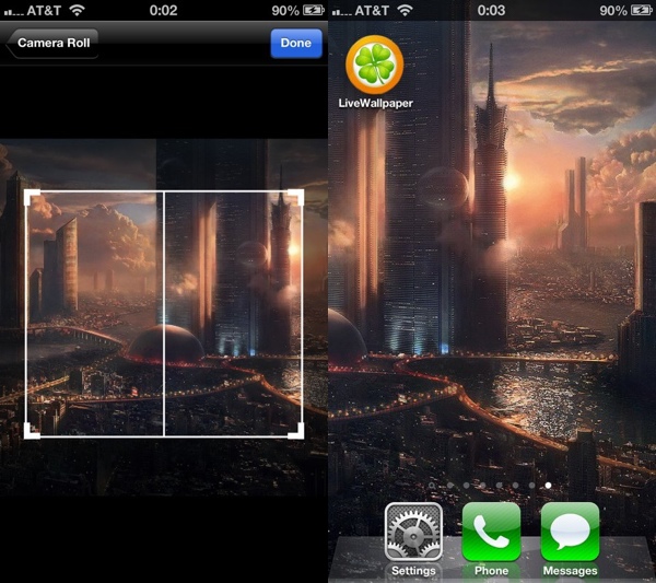 LiveWallpaper Allows You To Set Scrolling or Animated Wallpaper on iPhone  Home Screen
