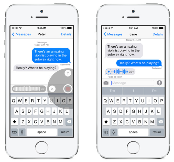iOS 8 Messages - TapToTalk