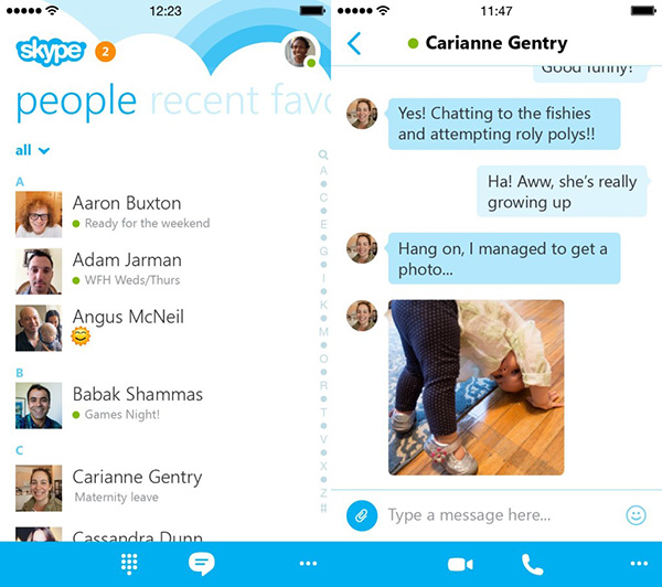 Skype 5.0 for iPhone