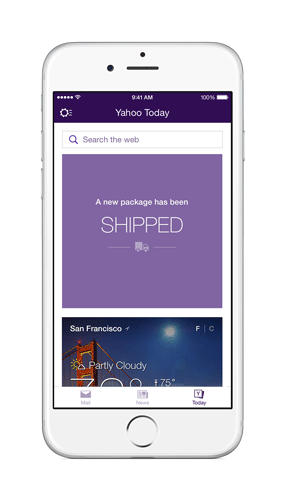 Yahoo Mail app for iOS