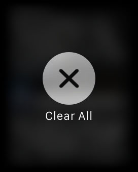Apple Watch - Clear all notificaitons