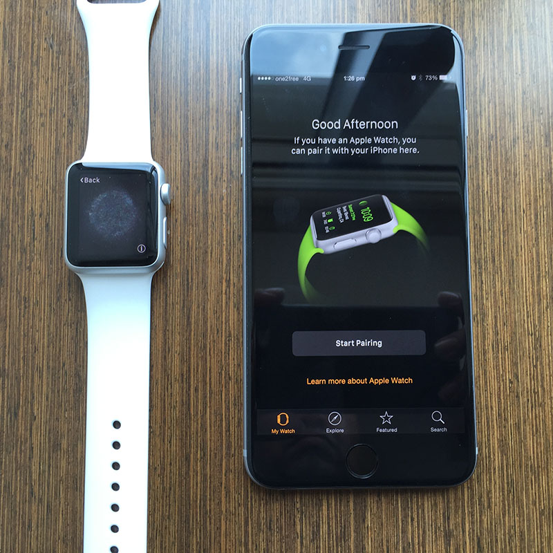 Apple Watch set up and pairing