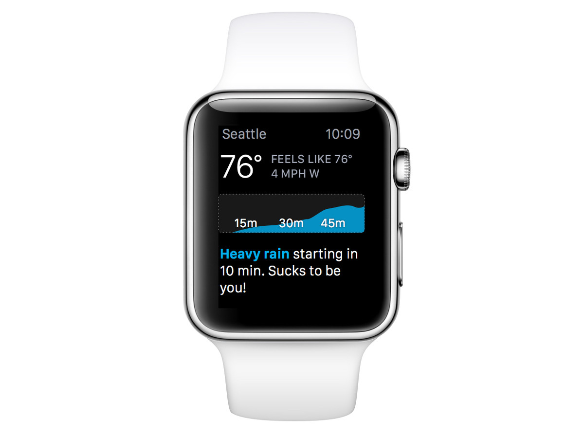 CARROT Weather Apple Watch app