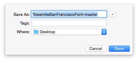 San Francisco - Font - Install