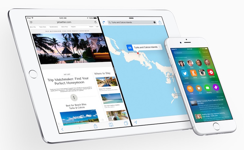 iOS 9 on iPhone and iPad