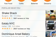 Nearby feature in Apple Maps in iOS 9