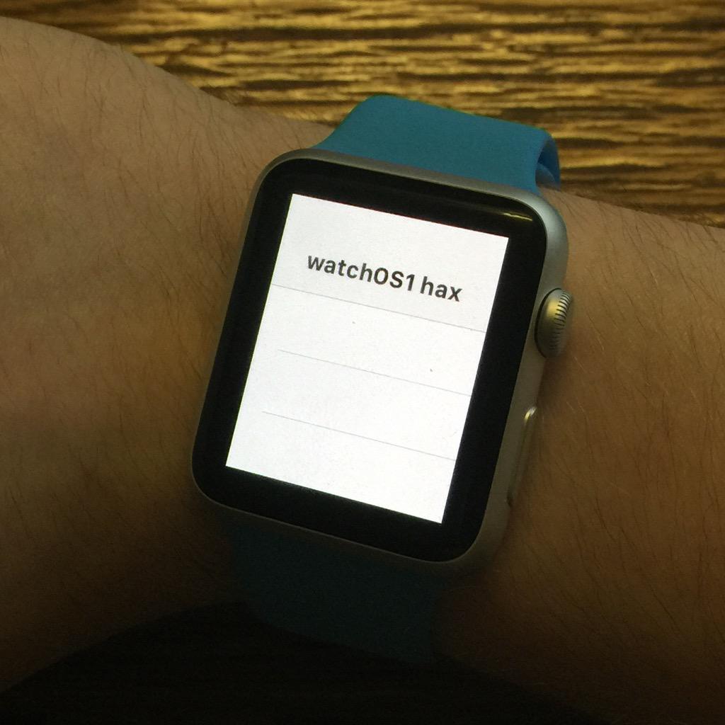 Apple Watch on watchOS 1 hacked
