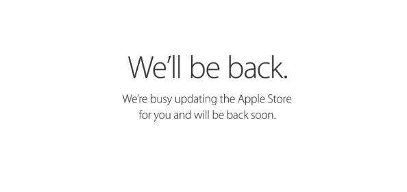 Apple Store down ahead of iPhone 6s event