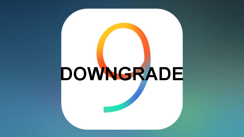 Downgrade iOS 9
