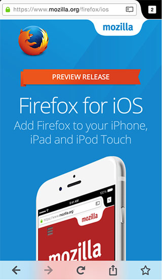 Firefox Browser for iOS