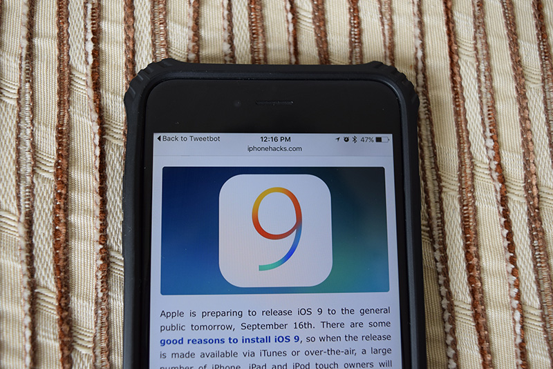 iOS 9 - Back to App