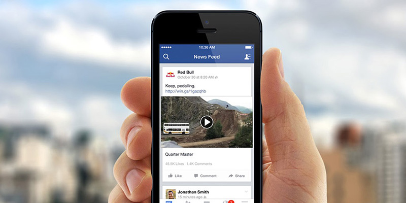 Facebook Video autoplay
