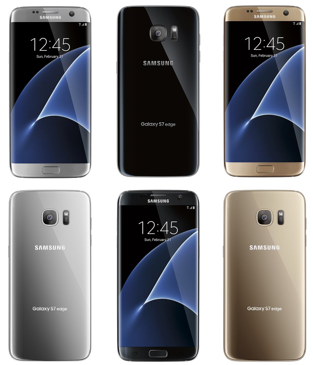 Galaxy S7 edge render