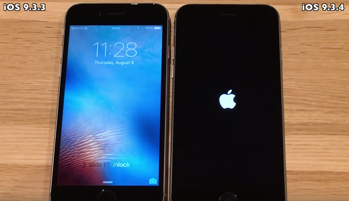 iOS 9.3.3 vs. iOS 9.3.4