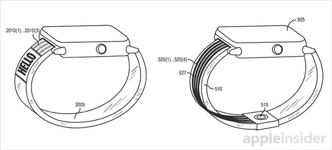 Apple flexible displays patent