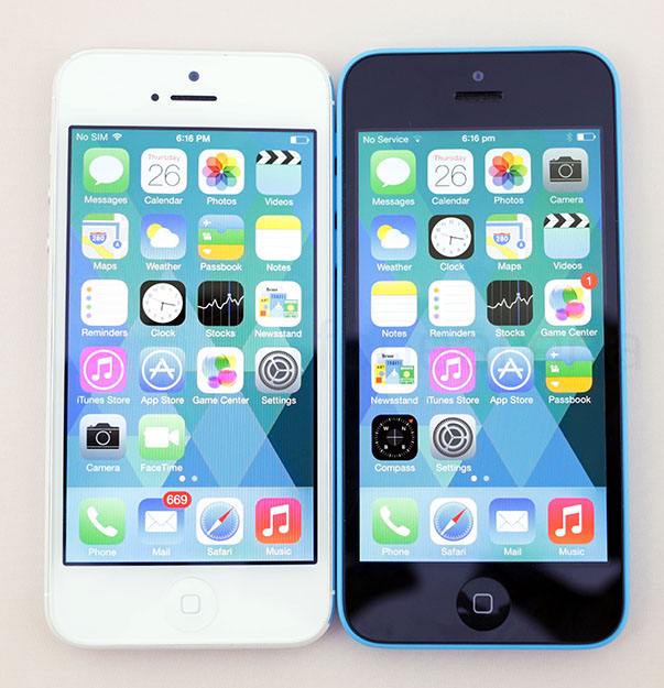 apple iphone 5 vs iphone 5c