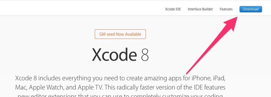 download xcode 8