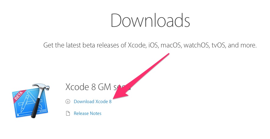 download xcode 8