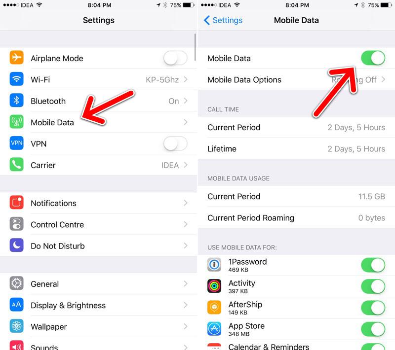 How To Find Data Used By Personal Hotspot On Your IPhone