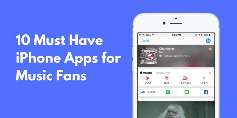 10 Must have iPhone apps Music Fans
