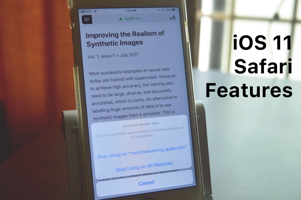 iOS 11 Safari New Features Featured