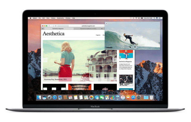 macOS High Sierra Safari 11