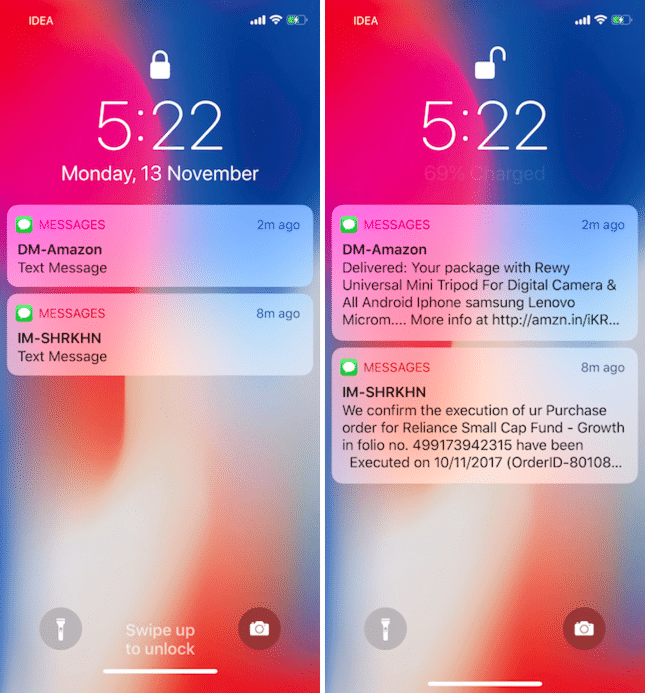 How To Enable Notification Previews On IPhone X Lock Screen IPhone 