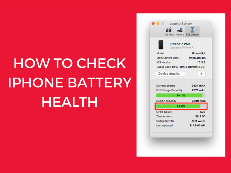 How To Check Battery Iphone