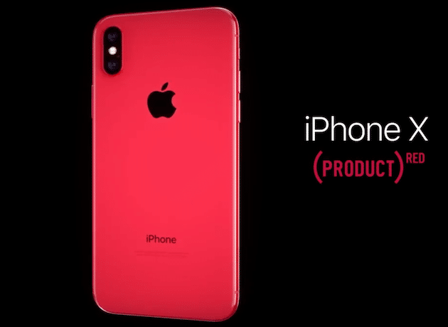 Video a (PRODUCT)RED iPhone X
