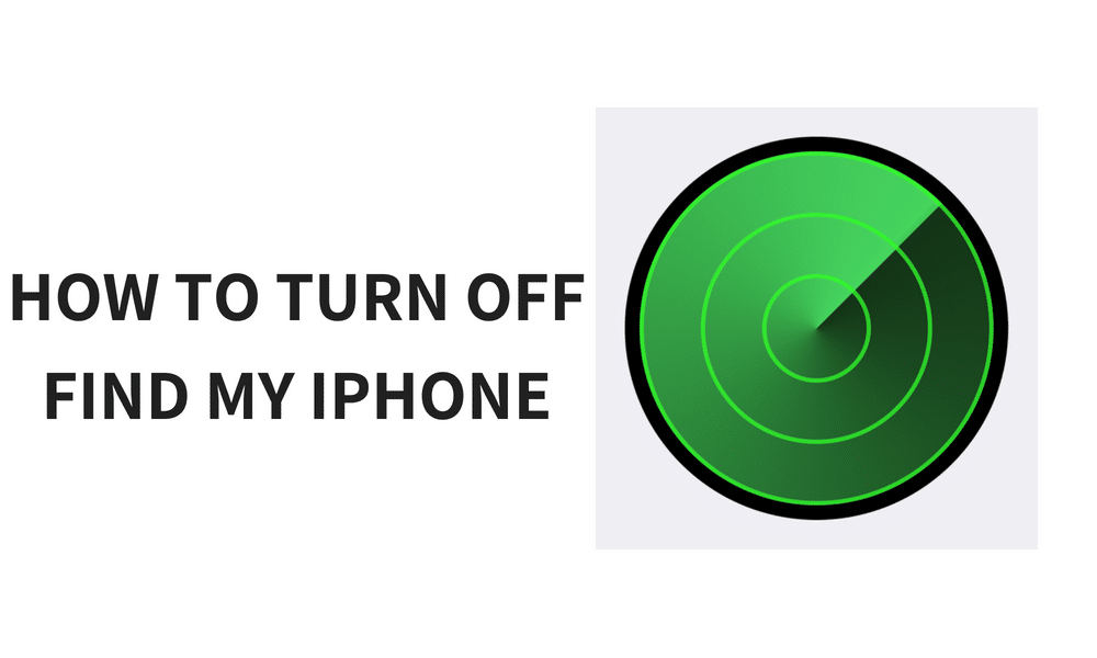 Turn Off Find My iPhone