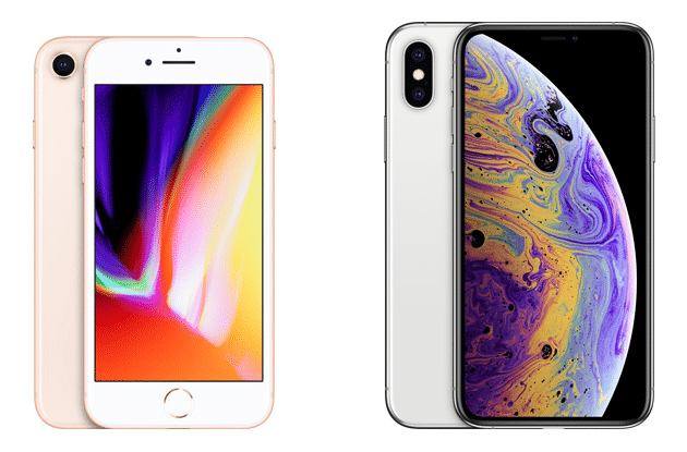 iPhone 8 vs iPhone XS