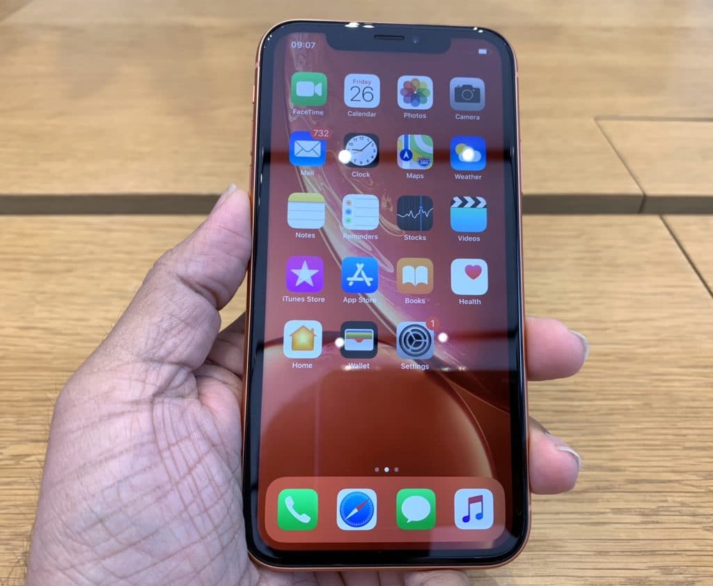 iPhone XR front