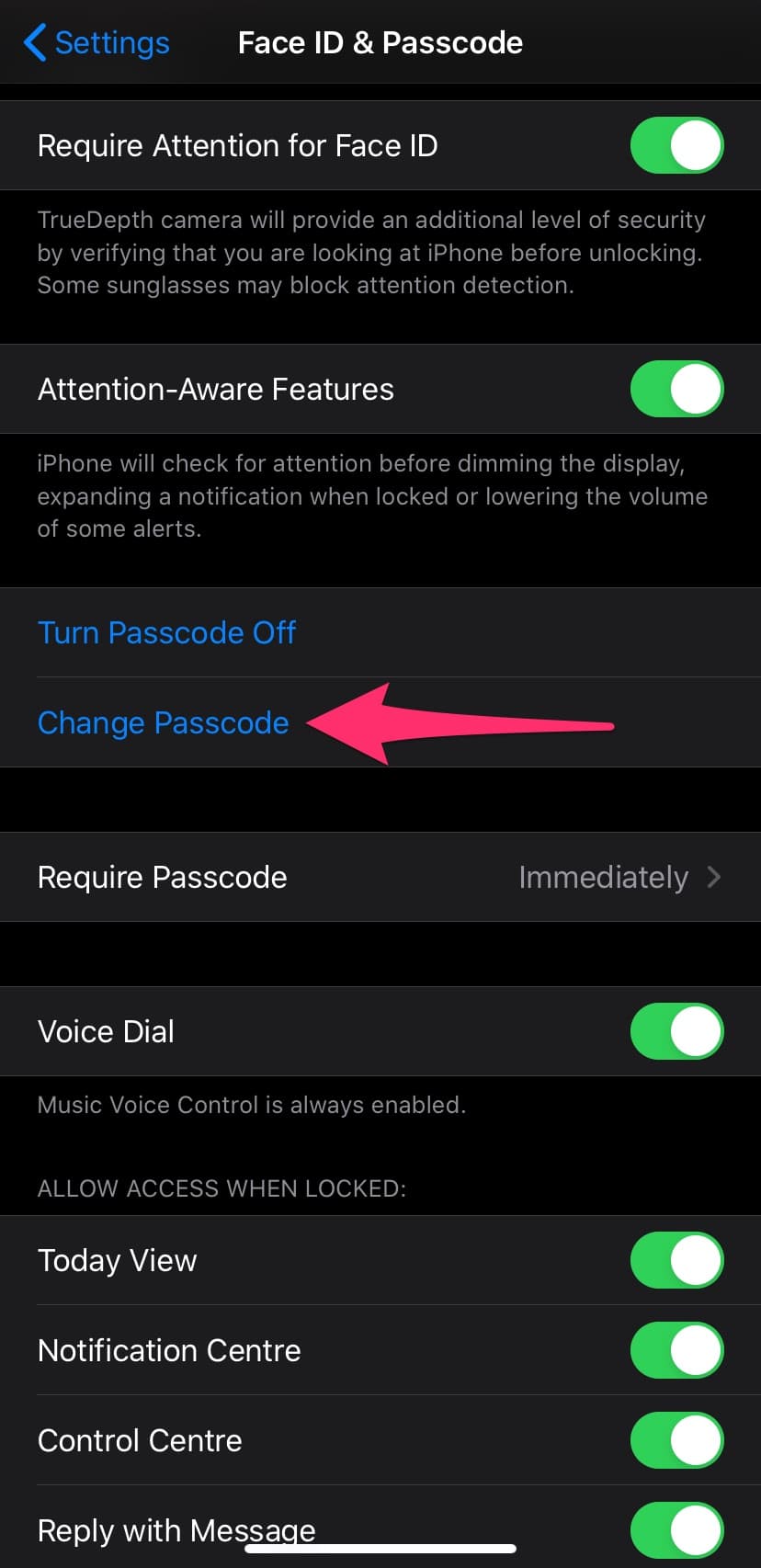 Use 4-digit passcode iPhone