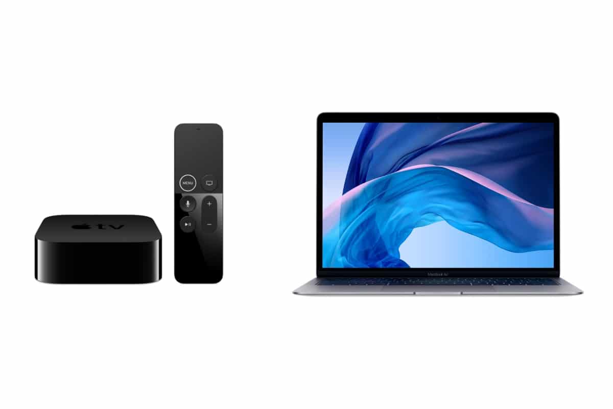 Apple TV and MacBook
