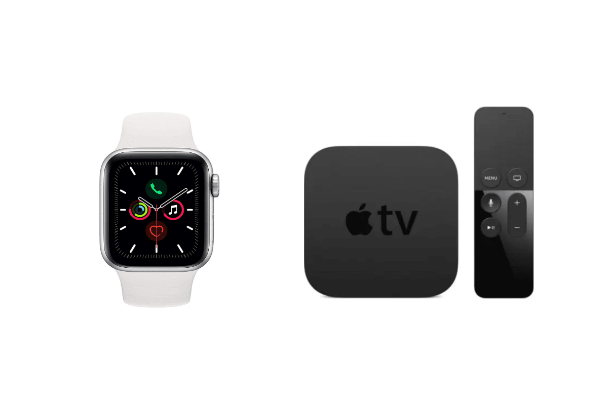 Apple Watch Series 5 and Apple TV 4K