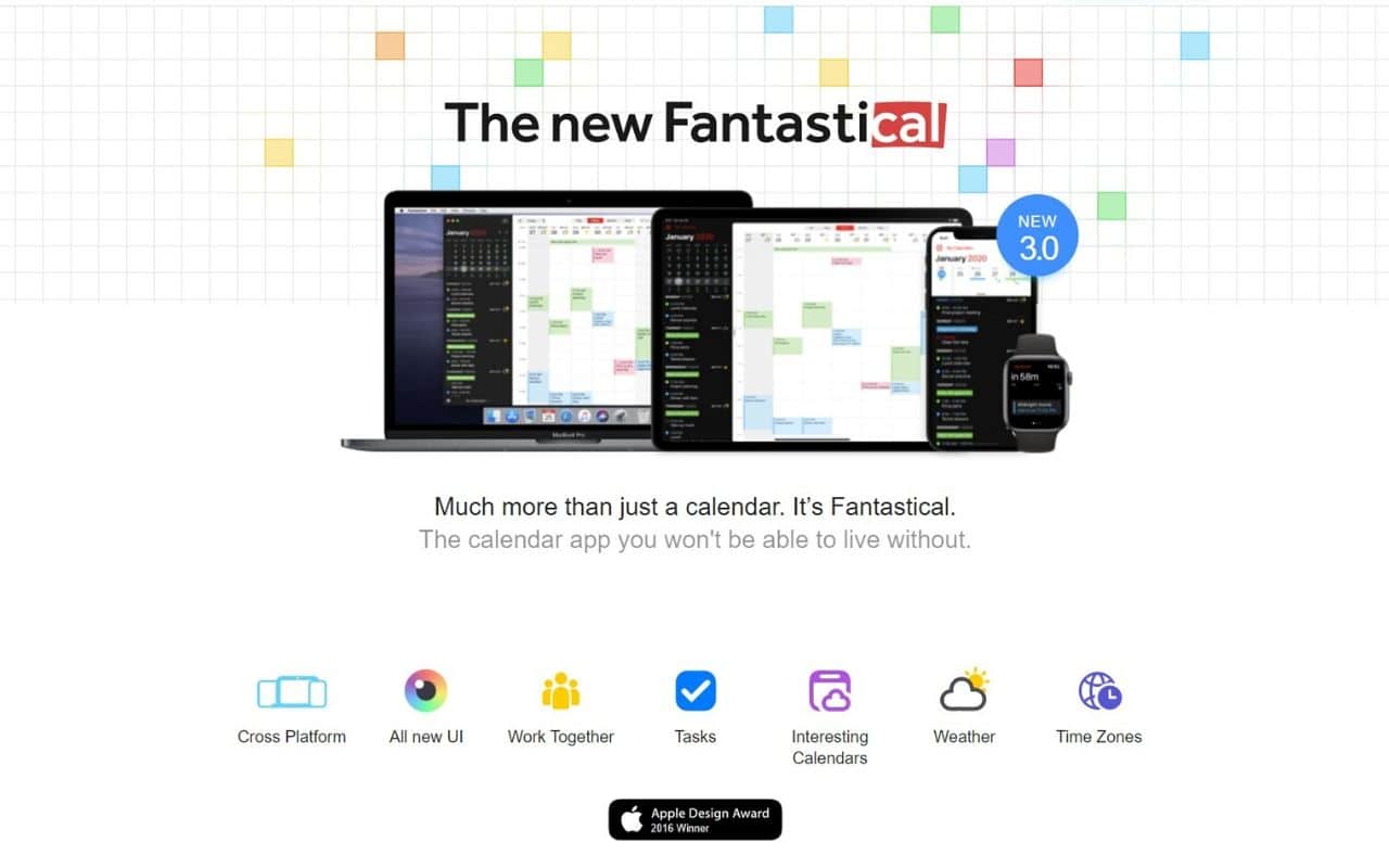 New Fantastical 3.0 Calendar App 2020