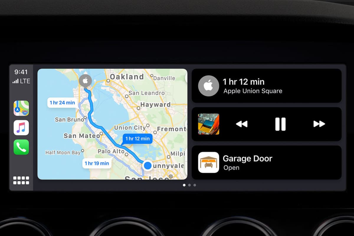 Apple CarPlay Dashboard View