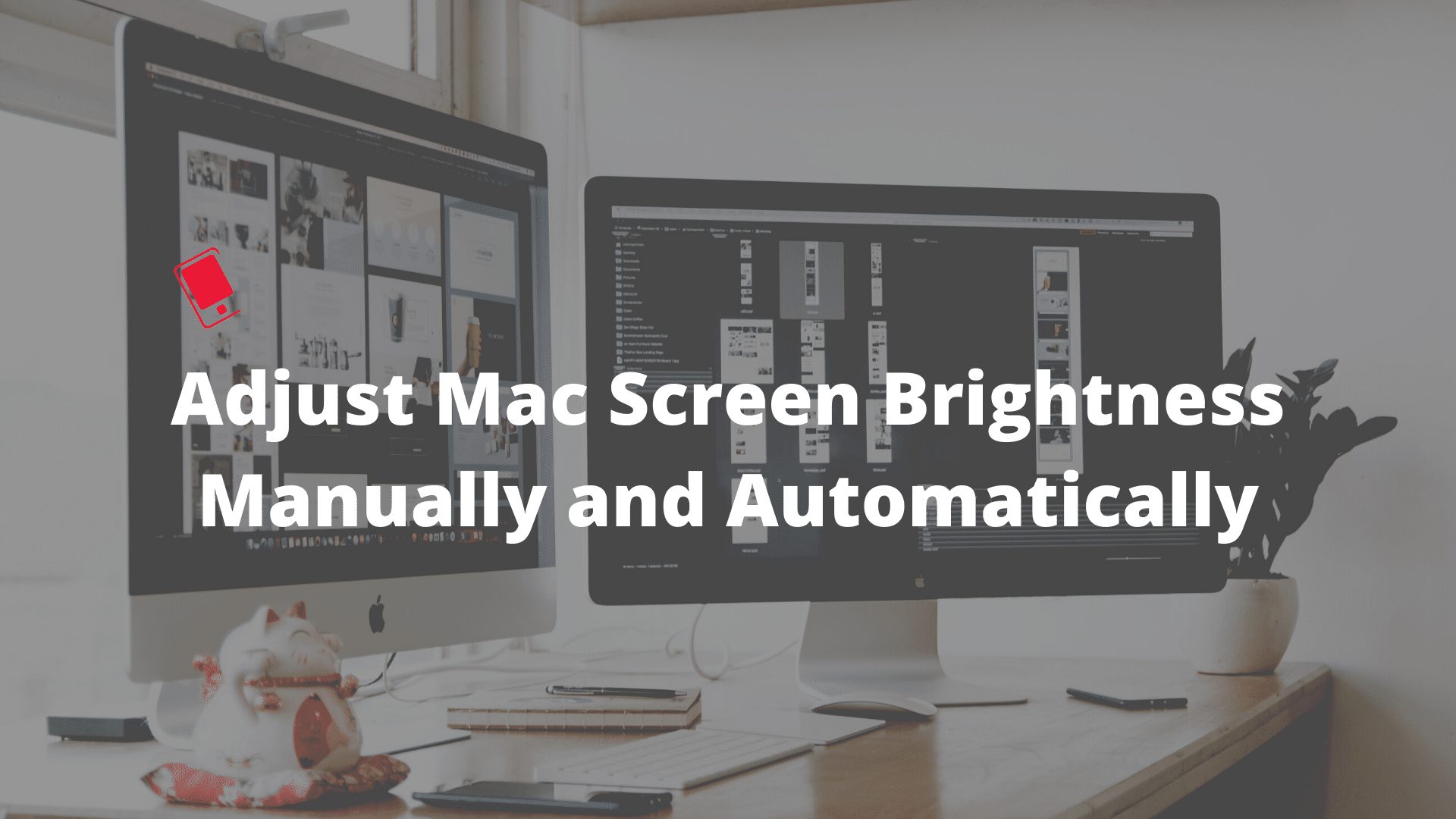 adjusting brightness on mac