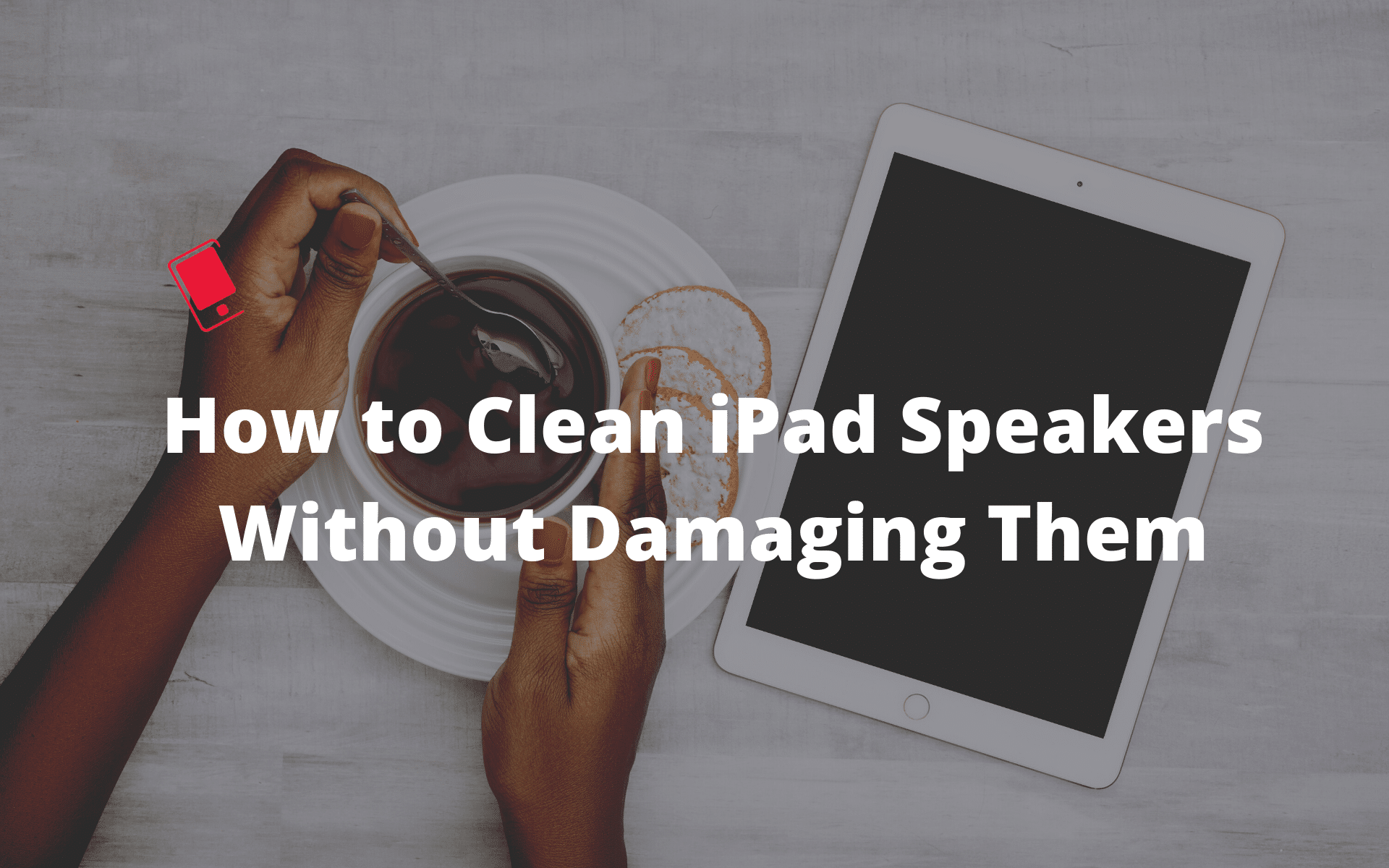 How to clean iPad speakers