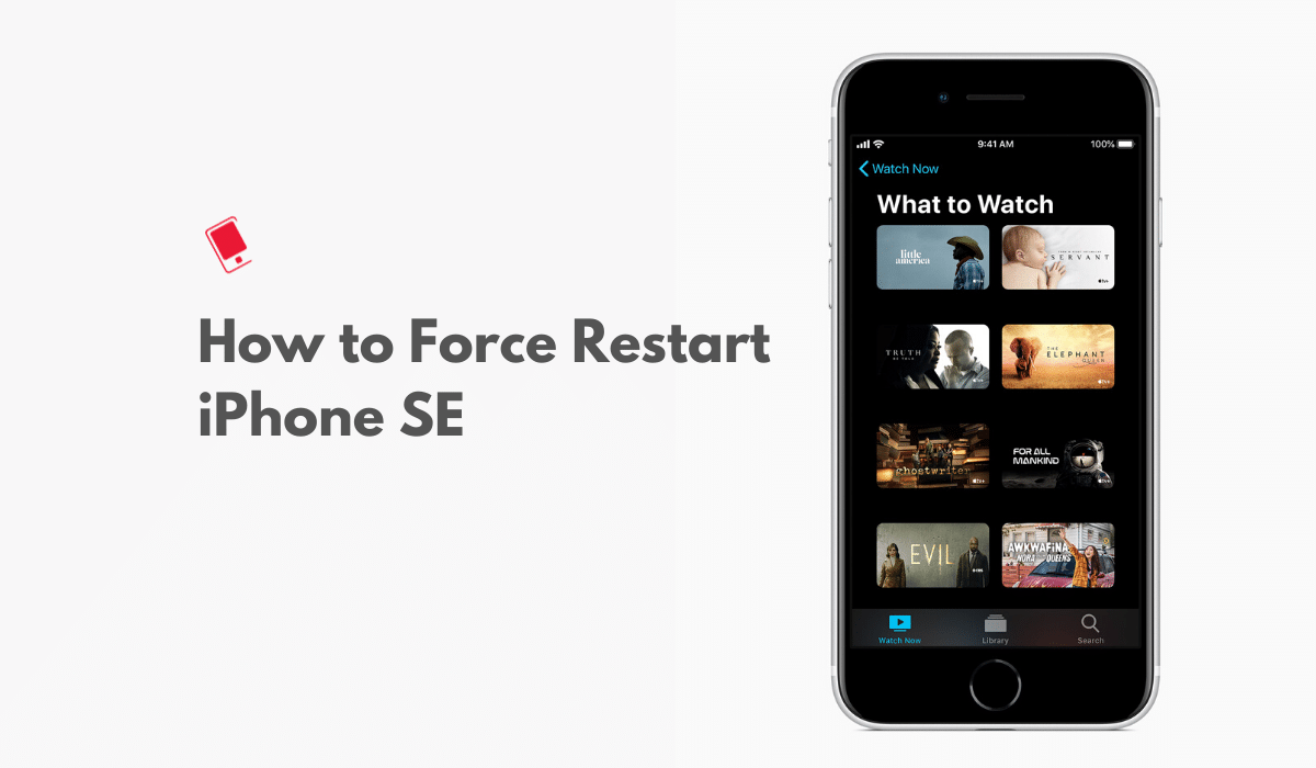 Force Restart iPhone SE 2020