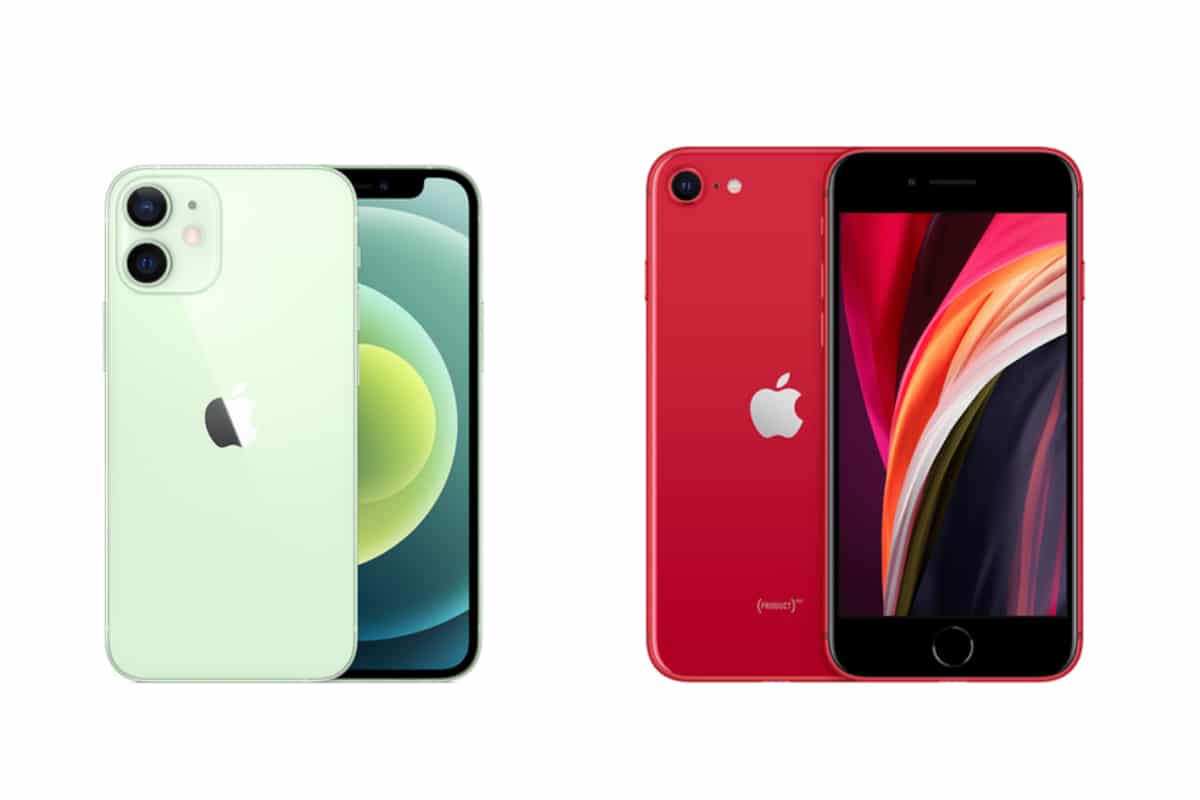 iPhone SE (2020) vs. iPhone 12 mini