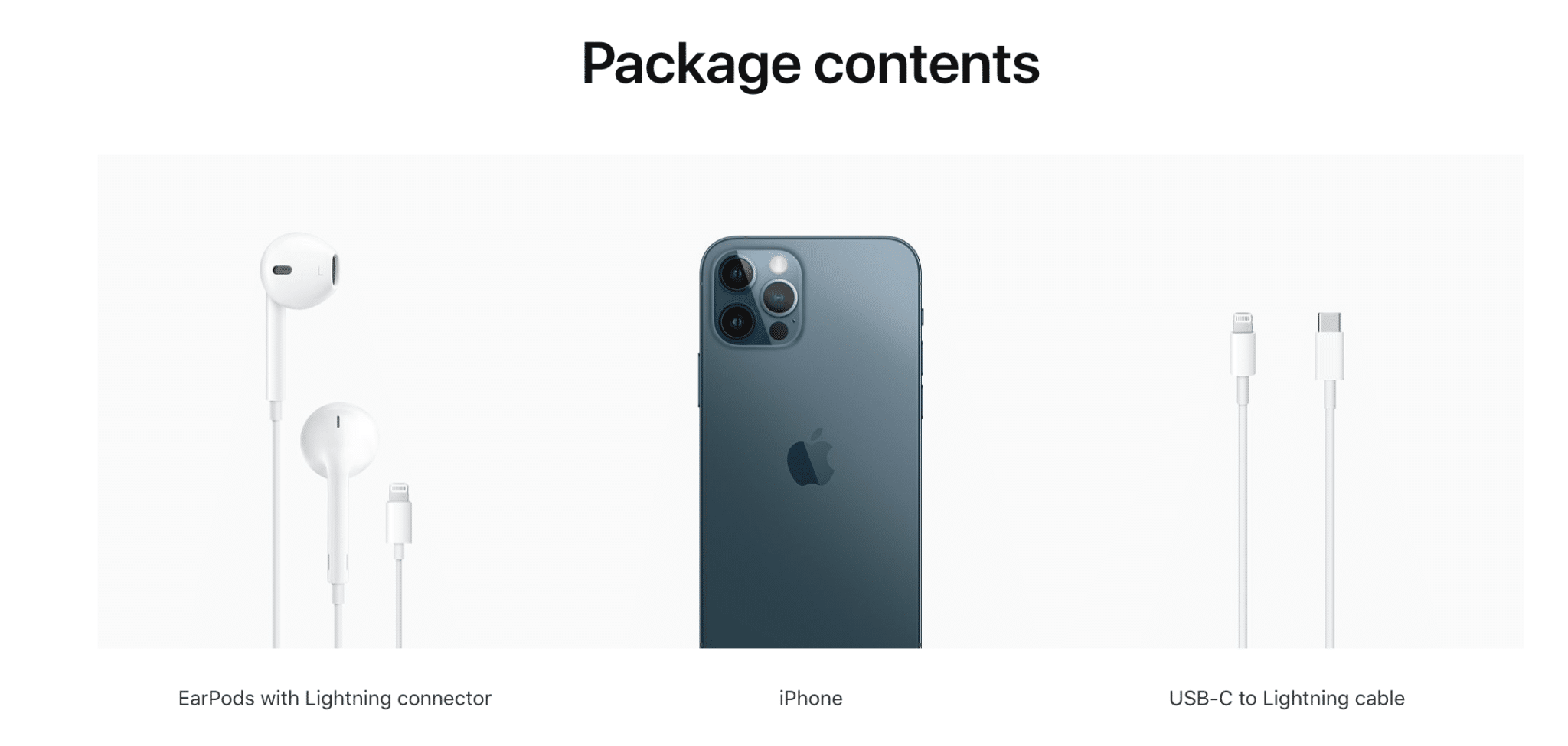 iPhone 12 package France
