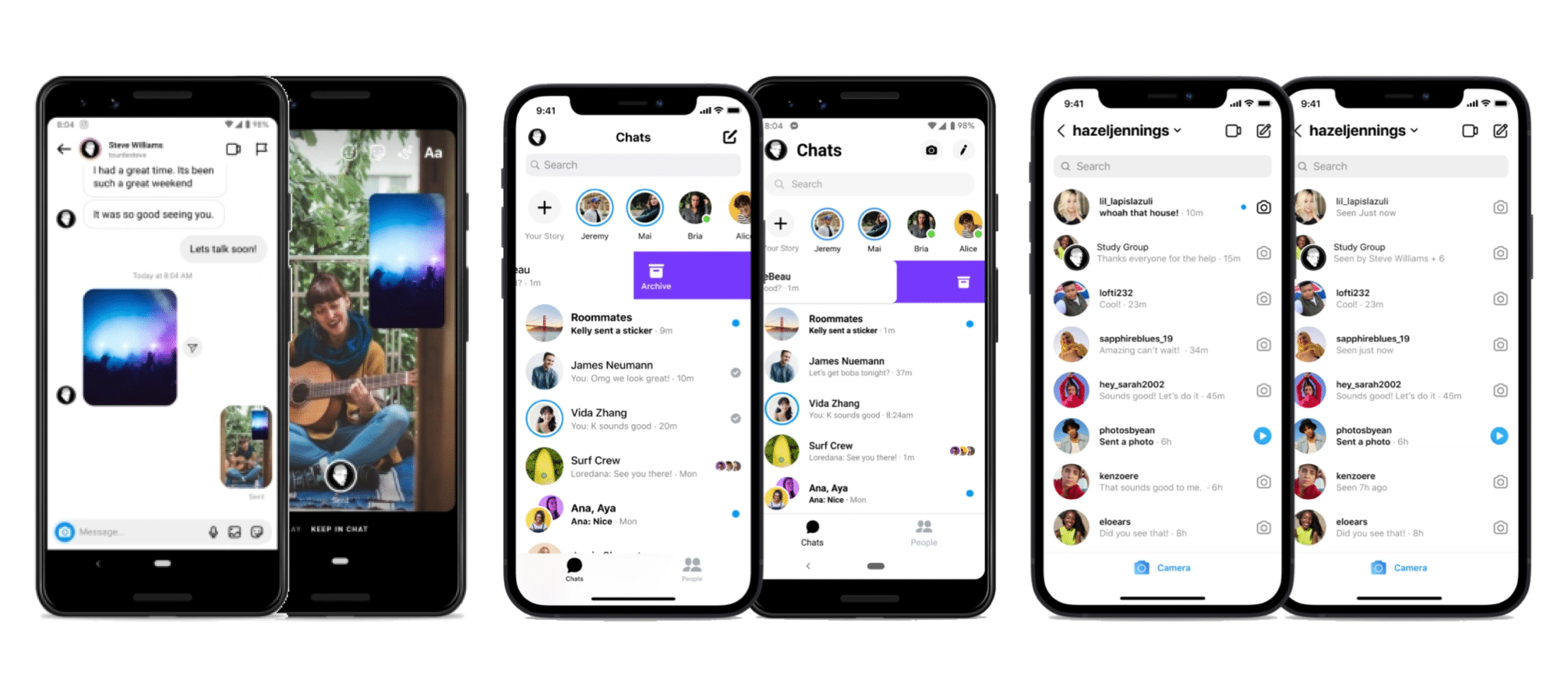 facebook instagram new features seen state chat theme