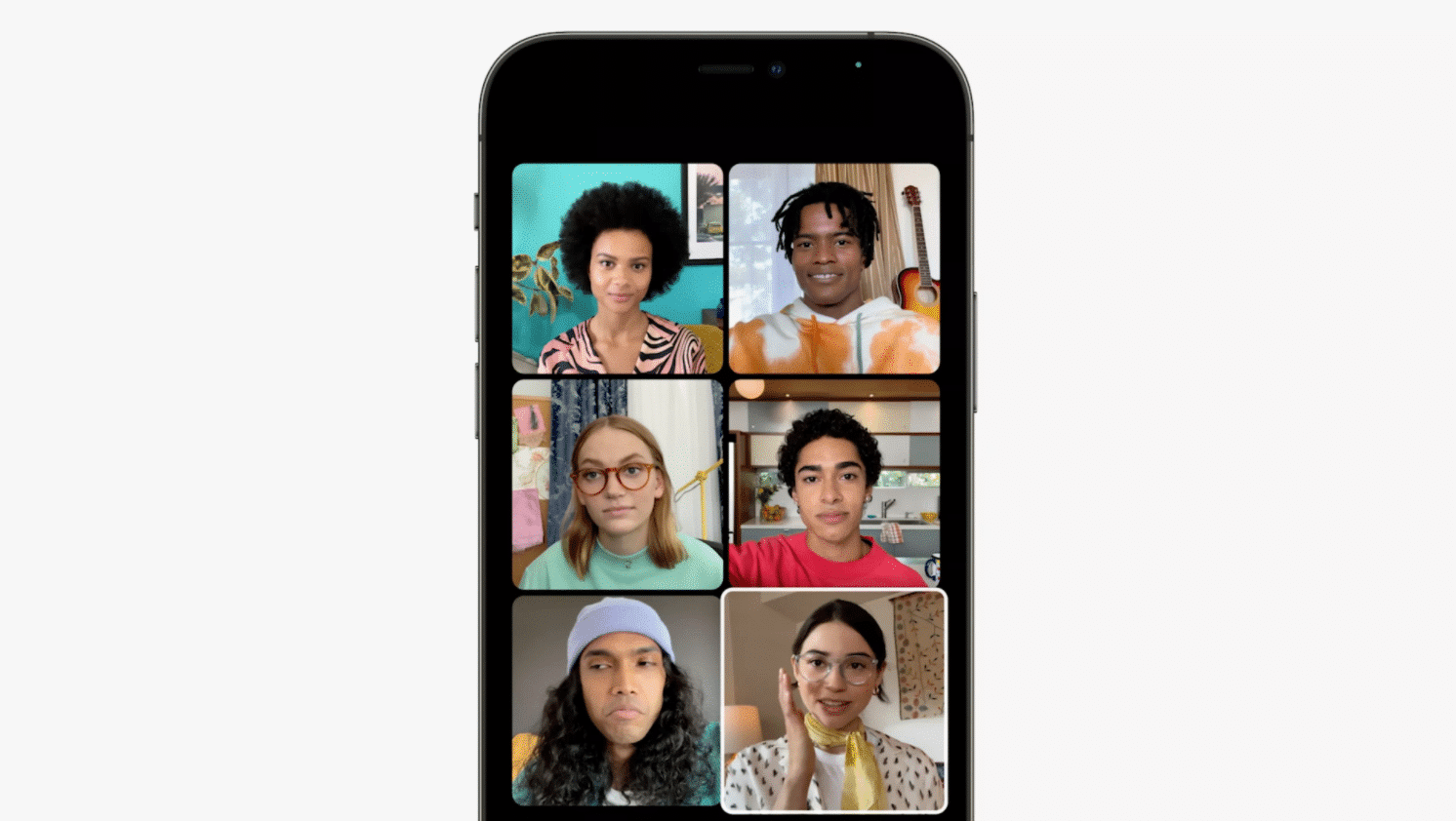 grid view in facetime