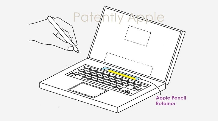 MacBook with integrated Apple Pencil