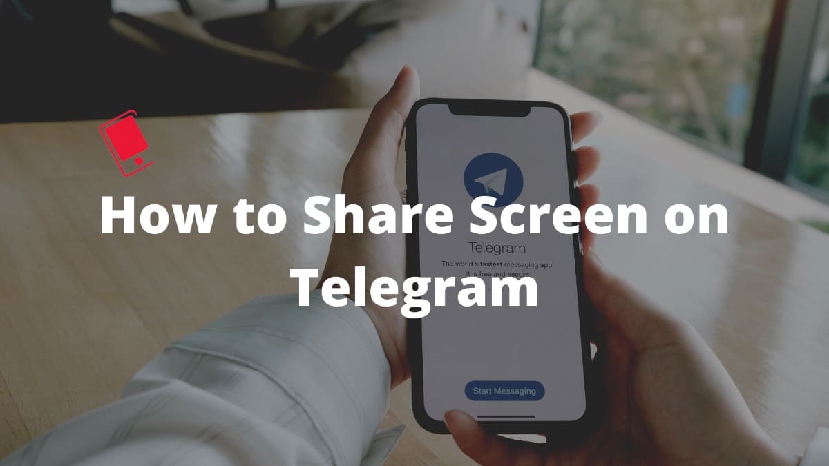 share screen on telegram
