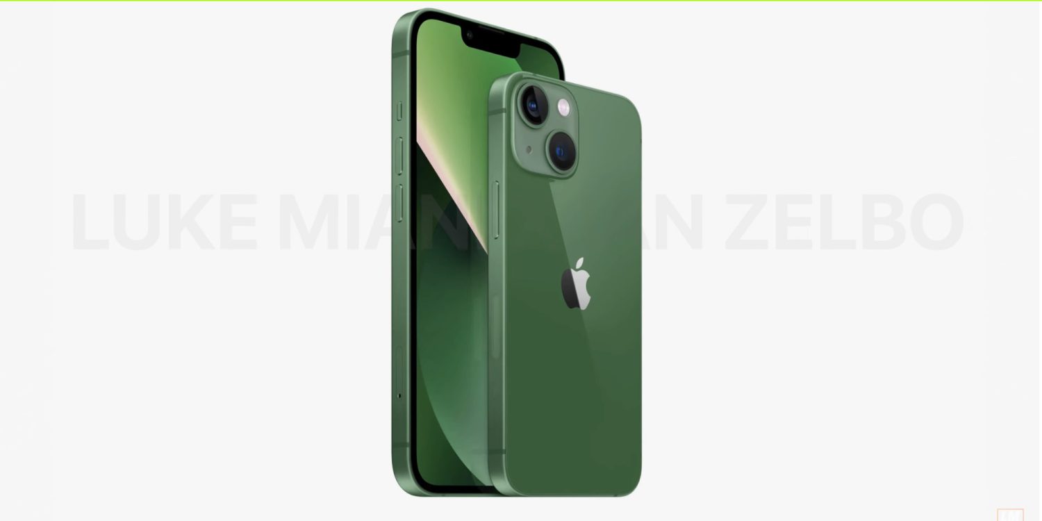 Dark green iPhone 13