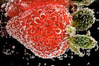 Strawberry in Soda by Ashley Lee