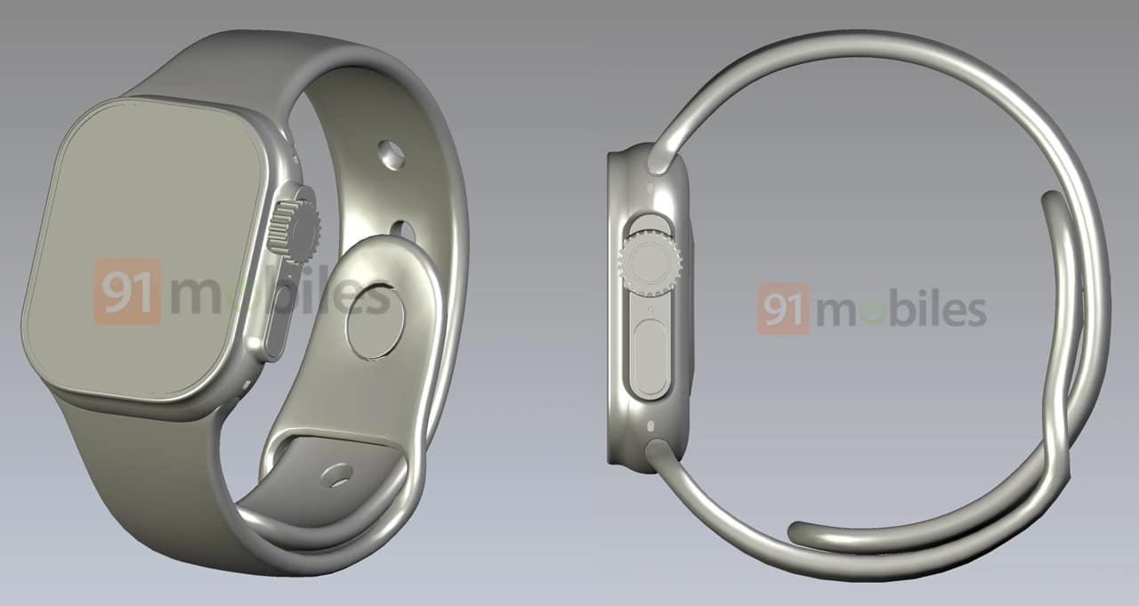 Apple Watch Pro CAD Renders