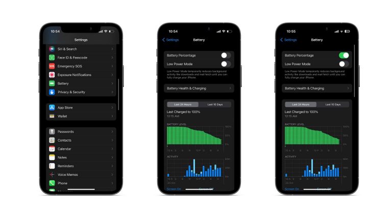 How to Enable Battery Status Percentage on iPhone 12, iPhone 13, and ...